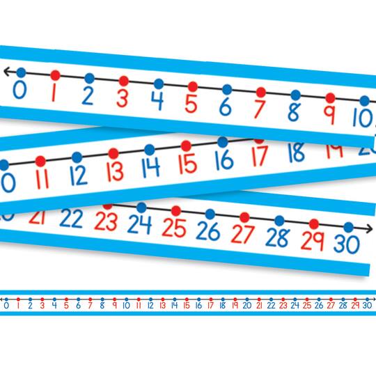 carson dellosa student number lines desk tape